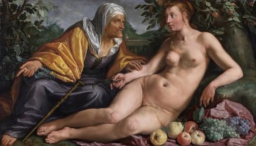 フランソワ・ブーシェ Painting - ヴァータムナスとポモナ フランソワ・ブーシェ